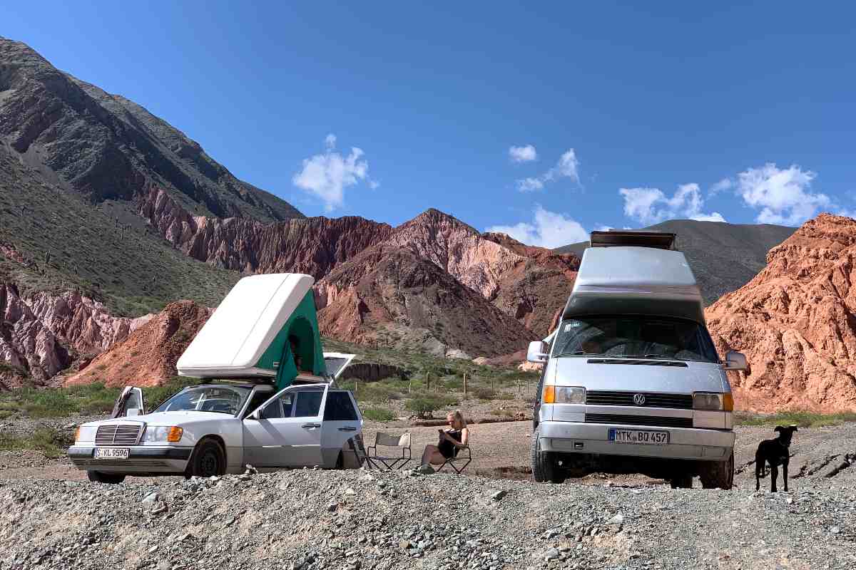 Allein als Frau mit Van und Hund durch Südamerika