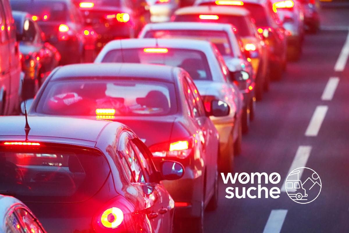 Stau zum Urlaubsbeginn - Tipps gegen Frust im Wohnmobil