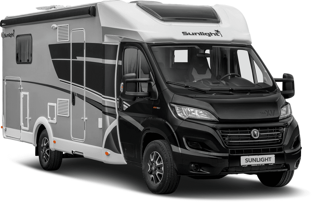 Sunlight T 68 - komfortables, teilintegriertes Wohnmobil für 2-4 Personen - in Schutterwald